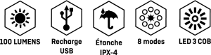 100 % étanche 100 % étanche